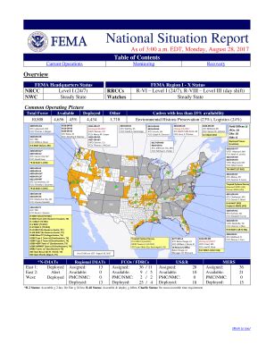 Fillable Online Fema Headquarters Status Fax Email Print Pdffiller