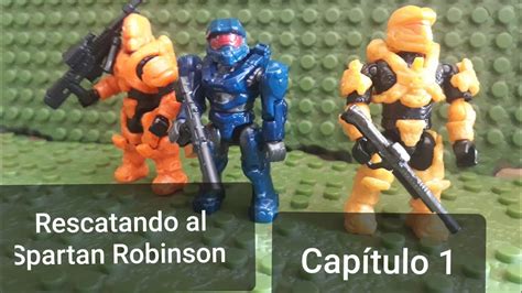 Saving Spartan Robinson Cap Tulo Emboscado Halo Mega Construx Stop