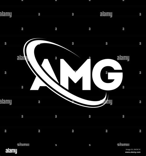 AMG logo. AMG letter. AMG letter logo design. Initials AMG logo linked with circle and uppercase ...