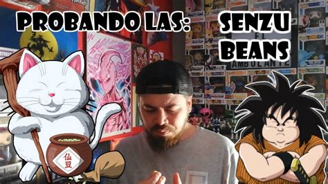 PROBANDO LAS SENZU BEANS SEMILLAS DEL ERMITAÑO DRAGON BALL Z