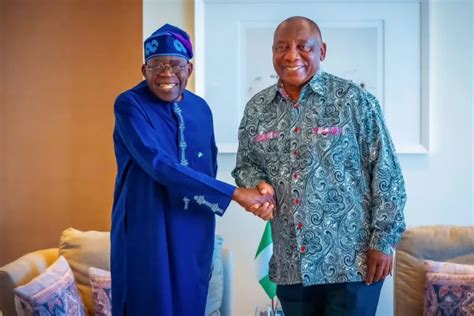 Tinubu Hosts Ramaphosa Advocates For Stronger Nigeria South Africa