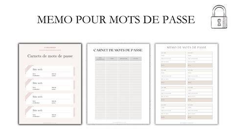 Memo de mots de passe L outil indispensable pour une sécurité en