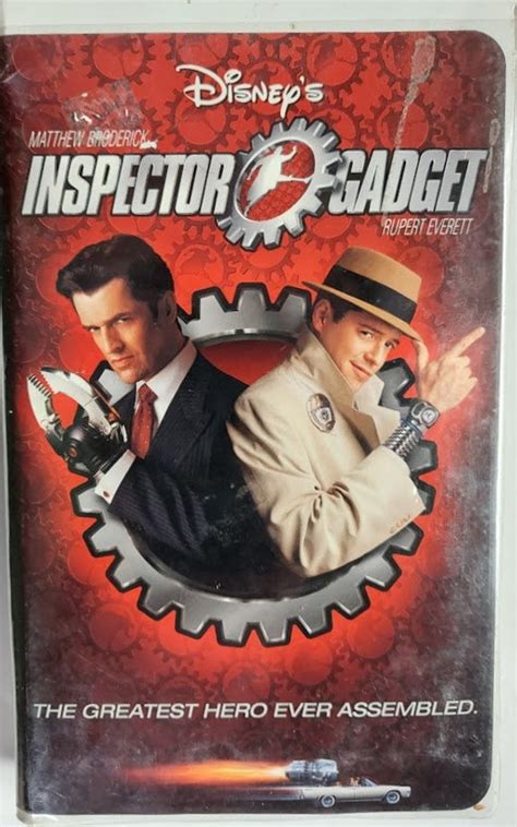 Vhs Vintage Movie By Walt Disney Titled Inspector Gadget Etsy