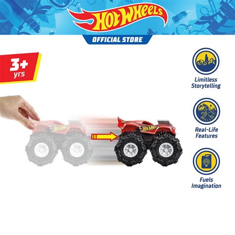 Hot Wheels Monster Trucks Twisted Tredz GVK Shopee Malaysia