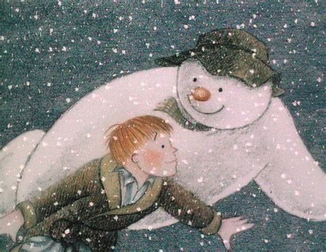 The Snowman ***** (1982, voice of David Bowie, Raymond Briggs ...