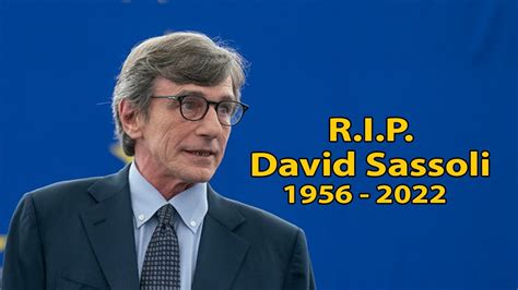 David Sassoli Dead European Parliament President Dies After Hospitalization Youtube