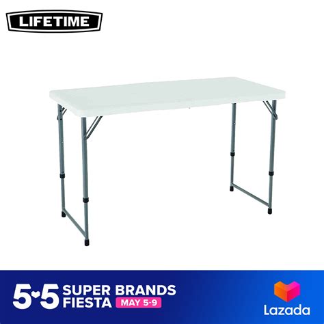 Lifetime Fold In Half Table White Shopee Philippines