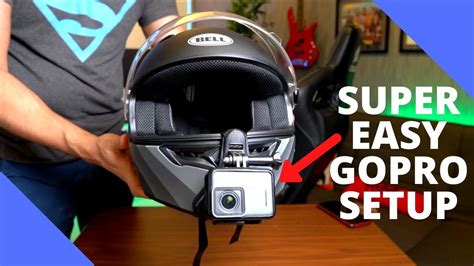 How To Mount Gopro Front Of Motorcycle Helmet
