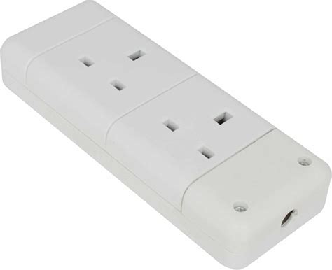 Status 2 Way Rewireable Socket Block Uk Diy And Tools