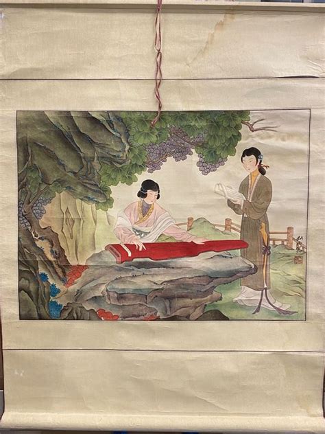 Alte Asiatische Aquarell Signiert Kaufen Auf Ricardo