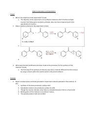 Lab Aldol Condensation And Epoxidation Pdf Aldol Condensation And