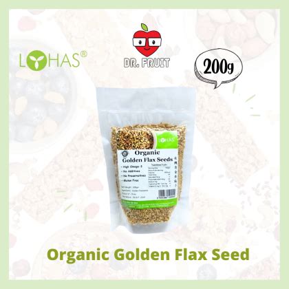 Lohas Organic Golden Flax Seed G Drfruit