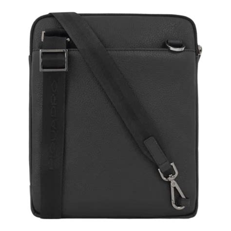 PIQUADRO Borsello Grande In Pelle Porta Ipad CA1816MOS N Nero Pink