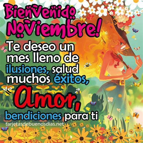 Bienvenido Noviembre Con Amor