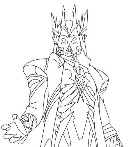 Coloring Pages Fortnite Myths And Mortals