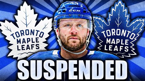 MORGAN RIELLY SUSPENSION OFFICIALLY REVEALED TORONTO MAPLE LEAFS LOSE