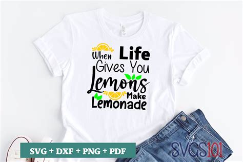 When Life Gives You Lemons Make Lemonade SVG Cuttable File DXF EPS