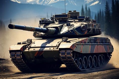 Premium Ai Image Armored Defense Military Tank Essential For Infantry