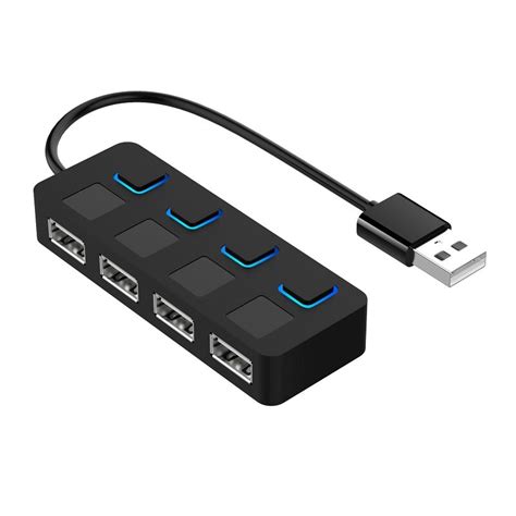 USB 2,0 Hub Multi USB Splitter 4 Häfen Expander Me... – Grandado