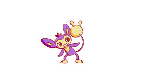 Aipom evolution animation I drew : r/pokemon