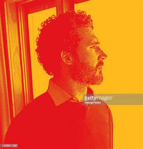 Sad Man Looking Out The Window High Res Illustrations - Getty Images