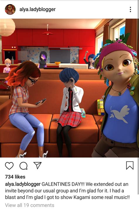 Galentines Day Post On Alyas Instagram R Miraculousladybug