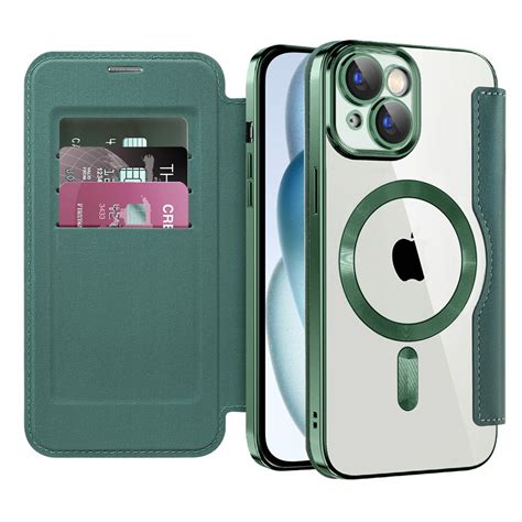 ETUI CASE POKROWIEC FLIP WALLET MAGSAFE Z KLAPKĄ DO APPLE IPHONE 15