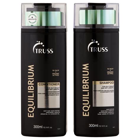 Truss Equilibrium Deep Moisturizing Shampoo Conditioner 10 14 Oz Set