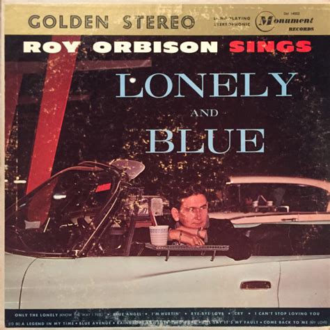 Roy Orbison Lonely And Blue 1961 Vinyl Discogs