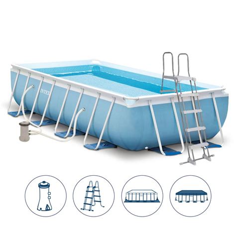 Intex Ex Prism Frame Above Ground Pool Rectangular