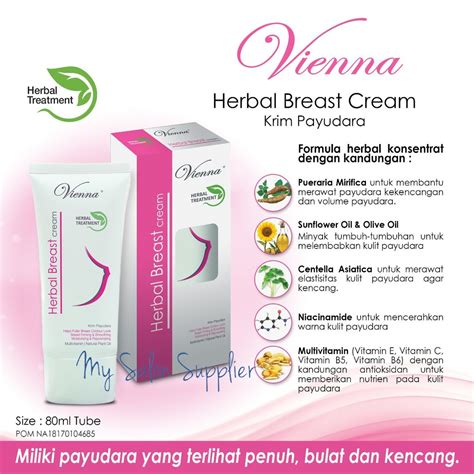 Vienna Herbal Breast Breast Cream Ml Shopee Malaysia