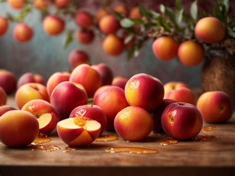 Premium Ai Image Apricots