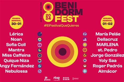 El Orden De Actuación De Las Semifinales Del Benidorm Fest 2024 El Correo