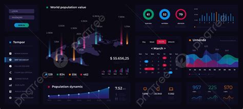 Dashboard Chart Infographic Vector Hd Images Infographic Dashboard