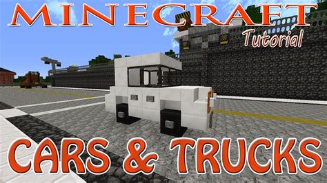 Minecraft Cars And Pick Up Truck Tutorial Youtube