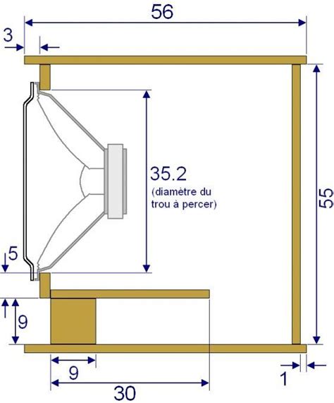 Résultat de recherche d images pour plan caisson de basse Caisson