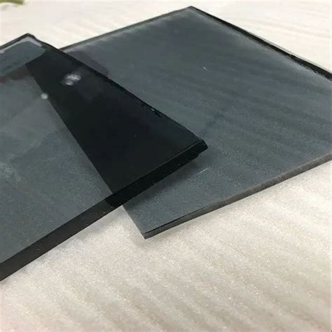 Plain Black Tinted Float Glass Glass Thickness 12 Mm At 90 Square