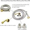 Amazon Universal Dishwasher Installation Kit 12 Ft Stainless Steel