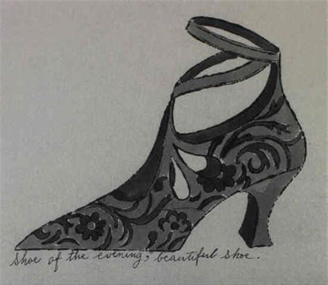 Shoe Of The Evening Beautiful Shoe By Andy Warhol On Artnet