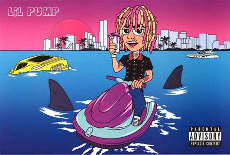 Lil Pump Album Cover Poster 24x36 Bananaroad