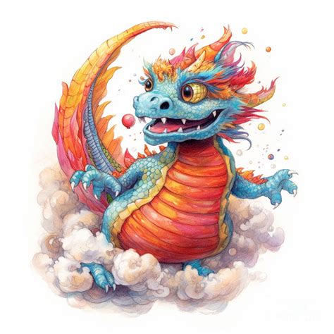 Chinese Blue Dragon Digital Art by Gabriel Magalhaes - Fine Art America