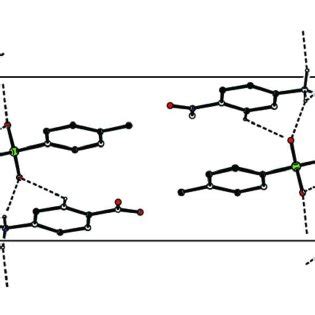 A Packing Diagram Of The Title Compound Viewed Down The A Axis