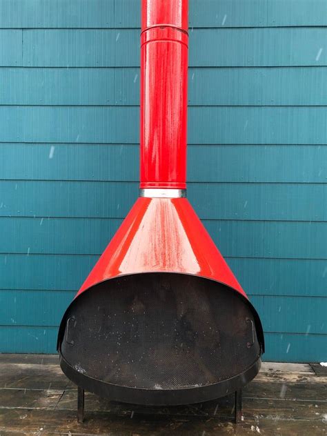 Vintage Preway Mid Century Modern Red Freestanding Cone Etsy Mid