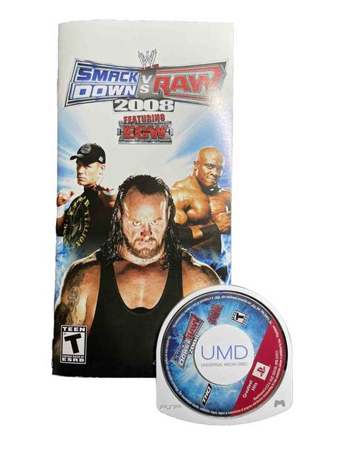 Wwe Smackdown Vs Raw Featuring Ecw Sony Psp Cib