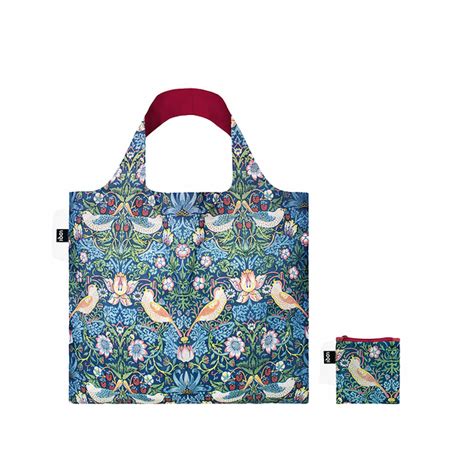 Bag William Morris Strawberry Thief Recycled X Cm Loqi