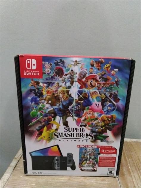 Nintendo Switch Oled Model Super Smash Bros Ultimate Bundle