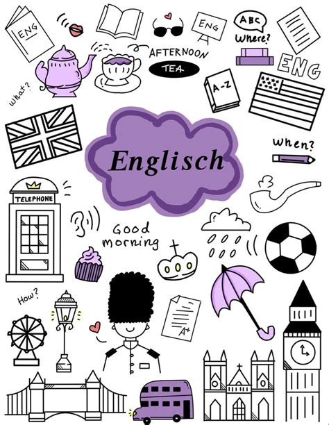 Englisch Deckblatt Goodnotes Portadas Para Libretas Caratulas Para