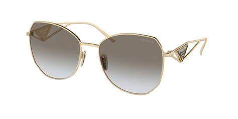 Prada PR 57YS Gold ZVN0A7 Sunglasses For Women