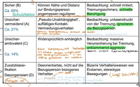 Bindung Emotionale Entwicklung Karteikarten Quizlet