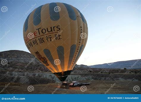 Cappadocia Hot Air Baloon Trip Turkey Editorial Image Image Of Tourist Turks